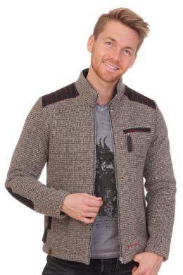 Almgwand 1928 Trachtenjacke Herren - FULSECK, Beige/Braun meliert, 52