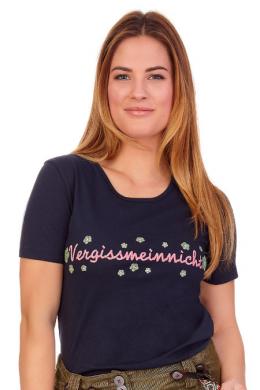 Almgwand 1928 Trachtenshirt Damen - BODENALM, Marine, XS