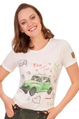 Almgwand 1928 Trachtenshirt Damen - SAIGISALM, Natur, S