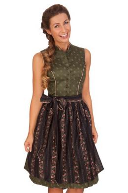 Alpenfee Midi Dirndl 2tlg. - BONNIE, Dunkelgrün, 30
