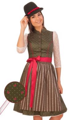 Alpenfee Midi Dirndl 2tlg. - JOJO, Grün, 34