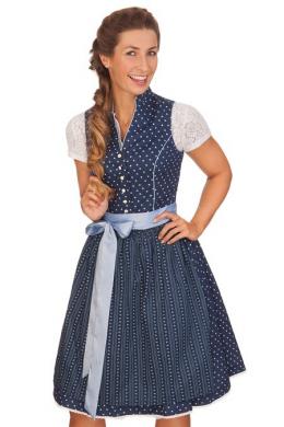 Alpenfee Midi Dirndl 2tlg. - WALDI, Dunkelblau, 46