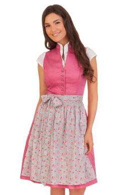Alpenfee Midi Dirndl 2tlg. - XORA, Rosa, 42