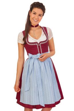 Alpenfee Midi Dirndl 2tlg. - YVONNA, Beere, 32
