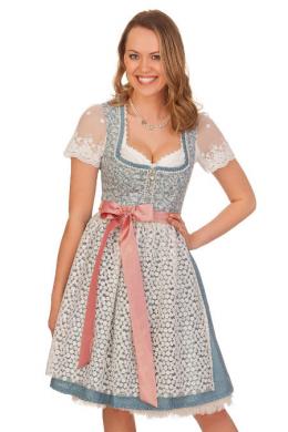 Alpenfee Mini Dirndl 2tlg. - MIA, Hellblau, 34