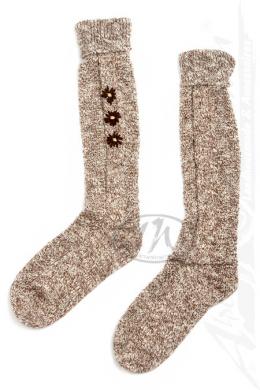 Alpensocks Kniestrümpfe Kinder - 34-B3, Braun, 4 (23-26)