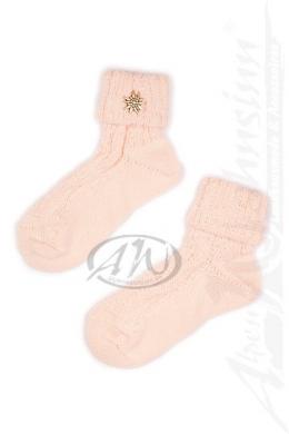 Alpensocks Trachtensocken - 223-K7, Rosé, 4 (23-26)