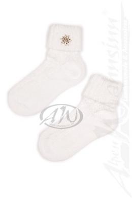 Alpensocks Trachtensocken - 223-K7, Weiß, 4 (23-26)