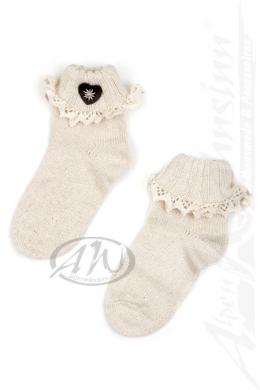 Alpensocks Trachtensocken - 321-SoHB26, Natur, 0 (15-18)