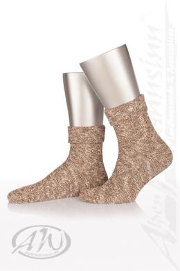Alpensocks Trachtensocken - 61-Mü1, Braun, 14 (46-47)
