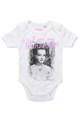 Alpenwahnsinn Baby Body - PRISCILLA, Weiß, 62/68