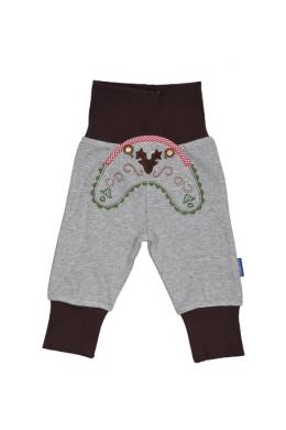 Alpenwahnsinn Babyhose - LEDAHOSN, Grau, 98/104