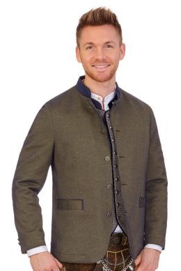 Alpenwahnsinn Herren Kollektion Mannsbild Janker - INNTAL, Oliv/Blau, 60