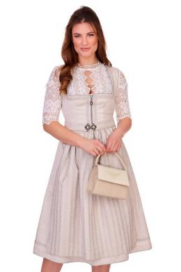 Alpenwahnsinn Midi Dirndl 2tlg. - SABELLA, Champagner, 44