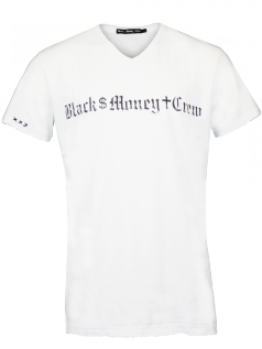 Black Money Crew Herren Shirt Trouble (XL) (weiß)