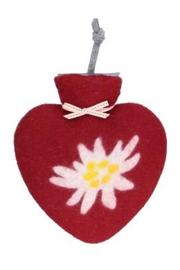 dorothee lehnen Wärmflasche - EDELWEISS, Rot