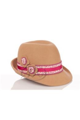 Faustmann Trachtenhut Damen - BLUME, Fuchsia, 55
