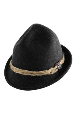 Faustmann Trachtenhut - EDELWEISS, Anthrazit, 60