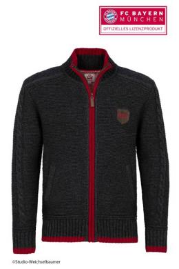 FC Bayern München Fan-Kollektion Trachtenjacke Herren FC Bayern München - FATZBACH, Dunkelgrau, M