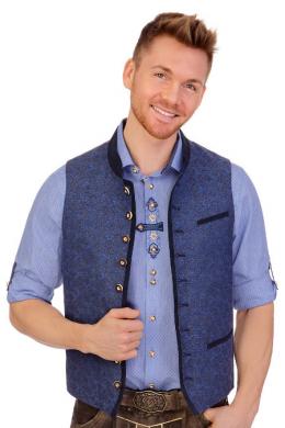 Gebr. Weis menswear Trachtenweste - WIESSEE, Dunkelblau, 48