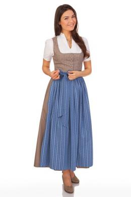 Hammerschmid Dirndl lang 2tlg. - PILLERSEE, Taupe, 34