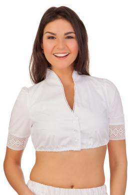 Hammerschmid Dirndlbluse - AMELIE, Weiß, 46