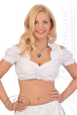 Hammerschmid Dirndlbluse - ANNA, Weiß, 38