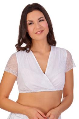 Hammerschmid Dirndlbluse - BÄRBEL II, Weiß, 36