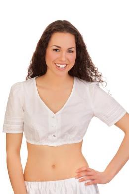 Hammerschmid Dirndlbluse - BÄRBEL, Weiß, 46