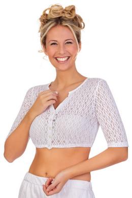 Hammerschmid Dirndlbluse - CARINA, Weiß, 48