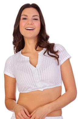 Hammerschmid Dirndlbluse - CAROLA II, Weiß, 32