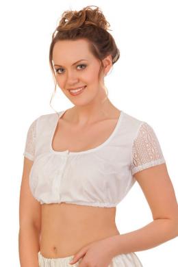 Hammerschmid Dirndlbluse - DANIELA, Weiß, 32