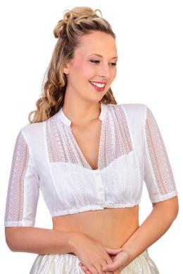 Hammerschmid Dirndlbluse - DORA, Weiß, 38