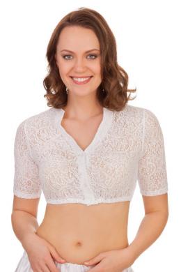 Hammerschmid Dirndlbluse - ELVIRA, Weiß, 44