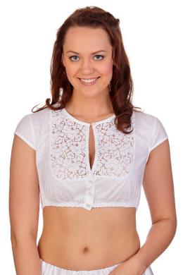 Hammerschmid Dirndlbluse - FRANZI, Weiß, 44