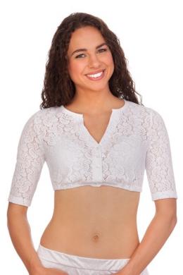 Hammerschmid Dirndlbluse - GERLINDE HA, Weiß, 40