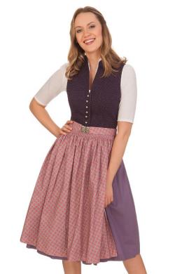 Hammerschmid Midi Dirndl 2tlg. - ALTMÜHLSEE, Aubergine, 42
