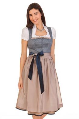 Hammerschmid Midi Dirndl 2tlg. - FRILLENSEE, Taupe, 52