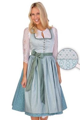 Hammerschmid Midi Dirndl 2tlg. - PILLERSEE, Helltürkis, 46