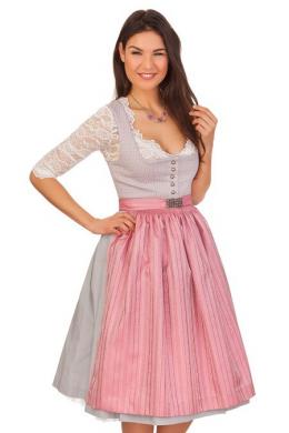 Hammerschmid Midi Dirndl 2tlg. - PILLERSEE, Silber, 36