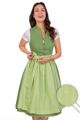 Hammerschmid Midi Dirndl 2tlg. - TEGERNSEE, Grün/Hellgrün, 42