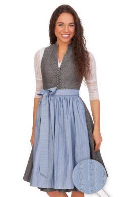 Hammerschmid Midi Dirndl 2tlg. - TEGERNSEE, Taubenblau, 50