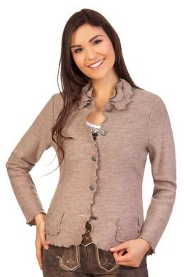 Hammerschmid Trachten Strickjacke - BADEN, Gerste, 38
