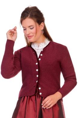 Hammerschmid Trachten Strickjacke - MITTERSILL, Weinrot, 52