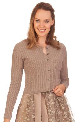 Hammerschmid Trachten Strickjacke - REIT, Hellbraun, L