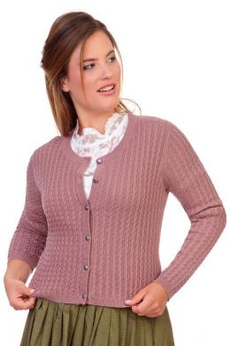 Hammerschmid Trachten Strickjacke - REIT, Mauve, 50