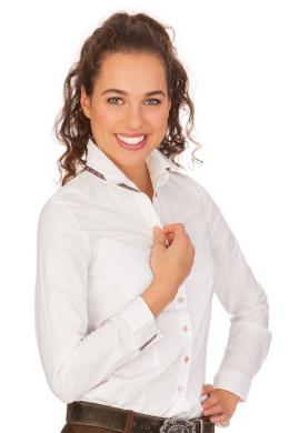Hammerschmid Trachtenbluse - KATJA, Weiß, 42