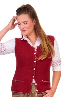 Hammerschmid Trachtenweste Damen - VÖLS, Dunkelrot, 38
