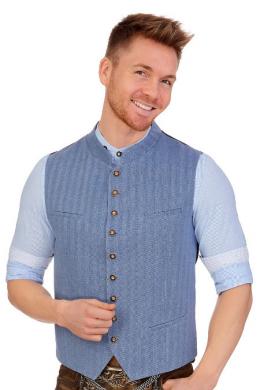 Hammerschmid Trachtenweste - NIKLAS, Mittelblau, 58