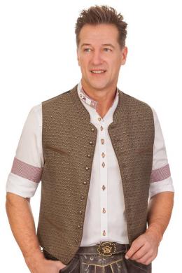Hammerschmid Trachtenweste - RAINER, Braun, 58